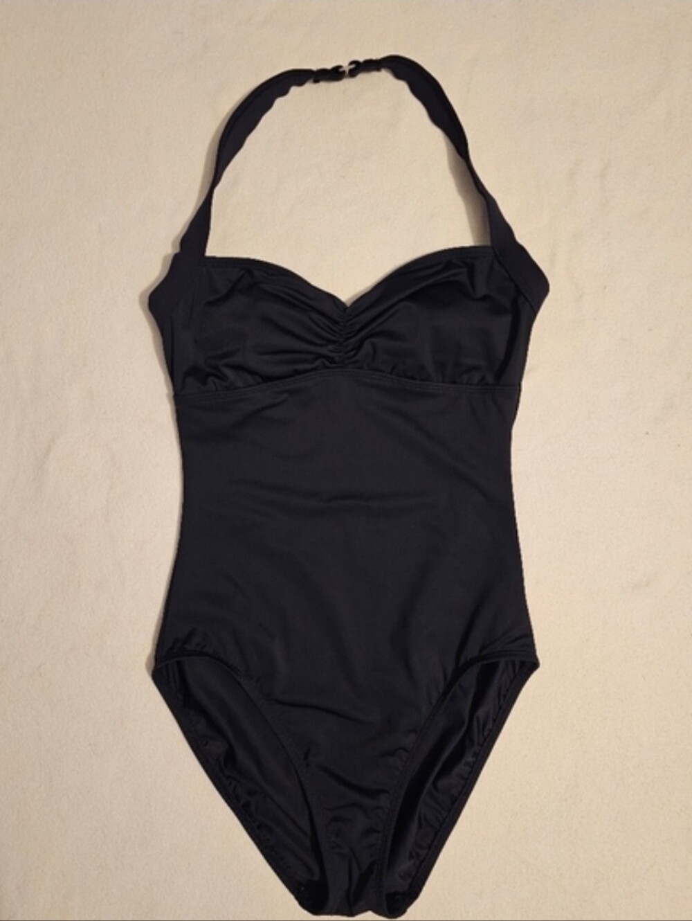NEW! Suddenly Slim By ANNE COLE Black One-Piece Women's Swimsuit SIZE 8. - Picture 9 of 11